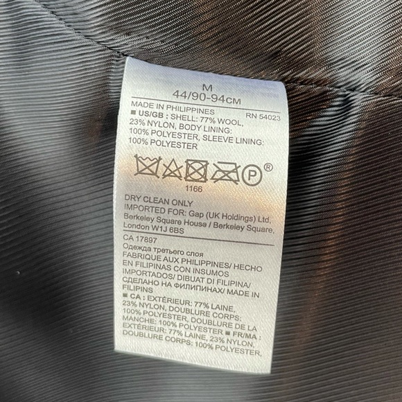 NWT Banana Republic Italian Luxury Wool Blend Coat - Picture 10 of 12